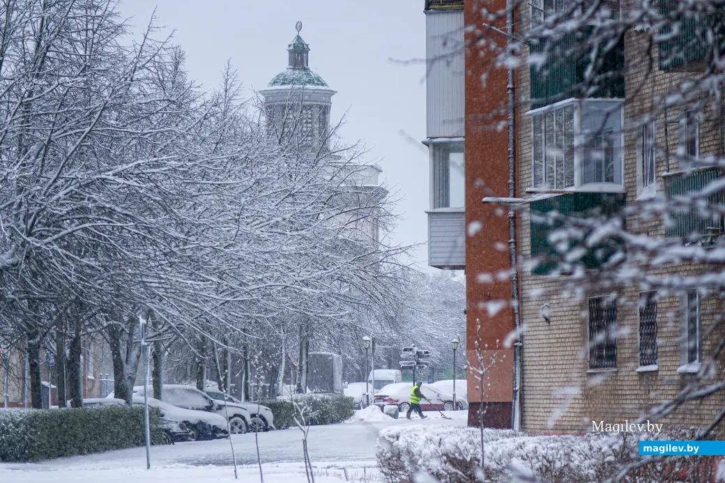 06.04.2025. Ленинский район. Апрельский снегопад. Циклон «Зион»