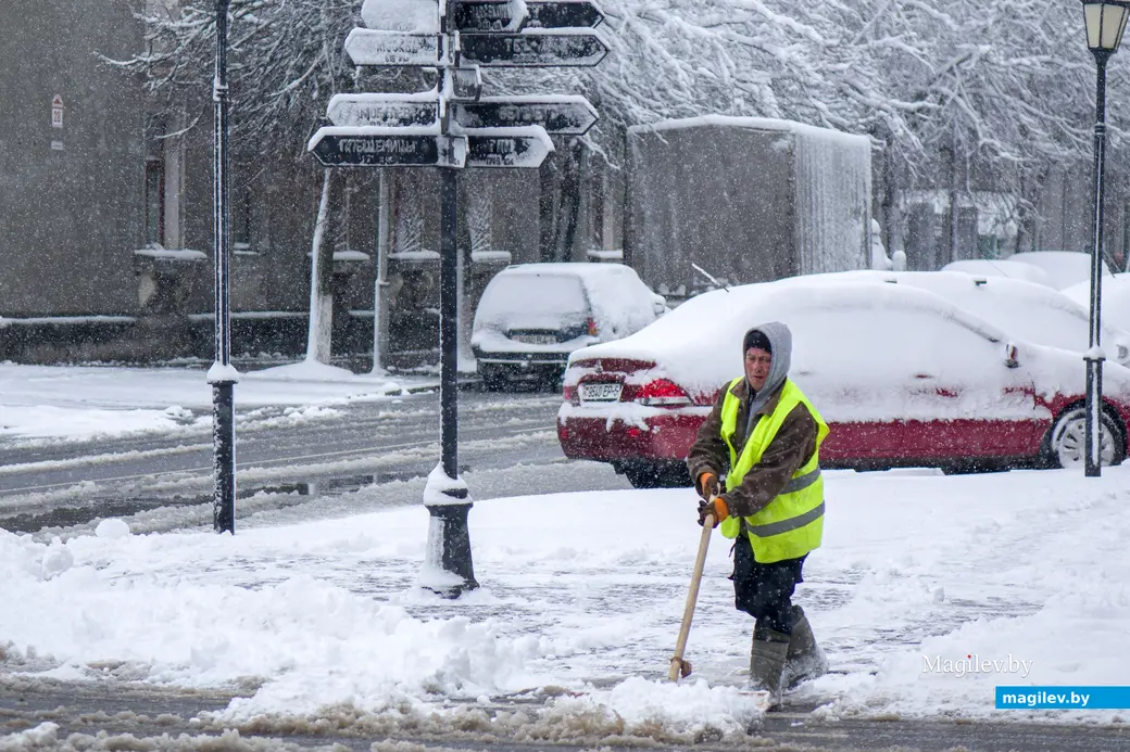 06.04.2025. Ленинский район. Апрельский снегопад. Циклон «Зион»
