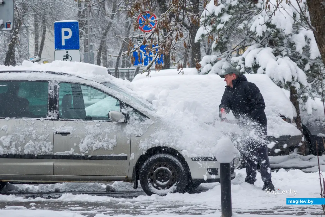 06.04.2025. Ленинский район. Апрельский снегопад. Циклон «Зион»