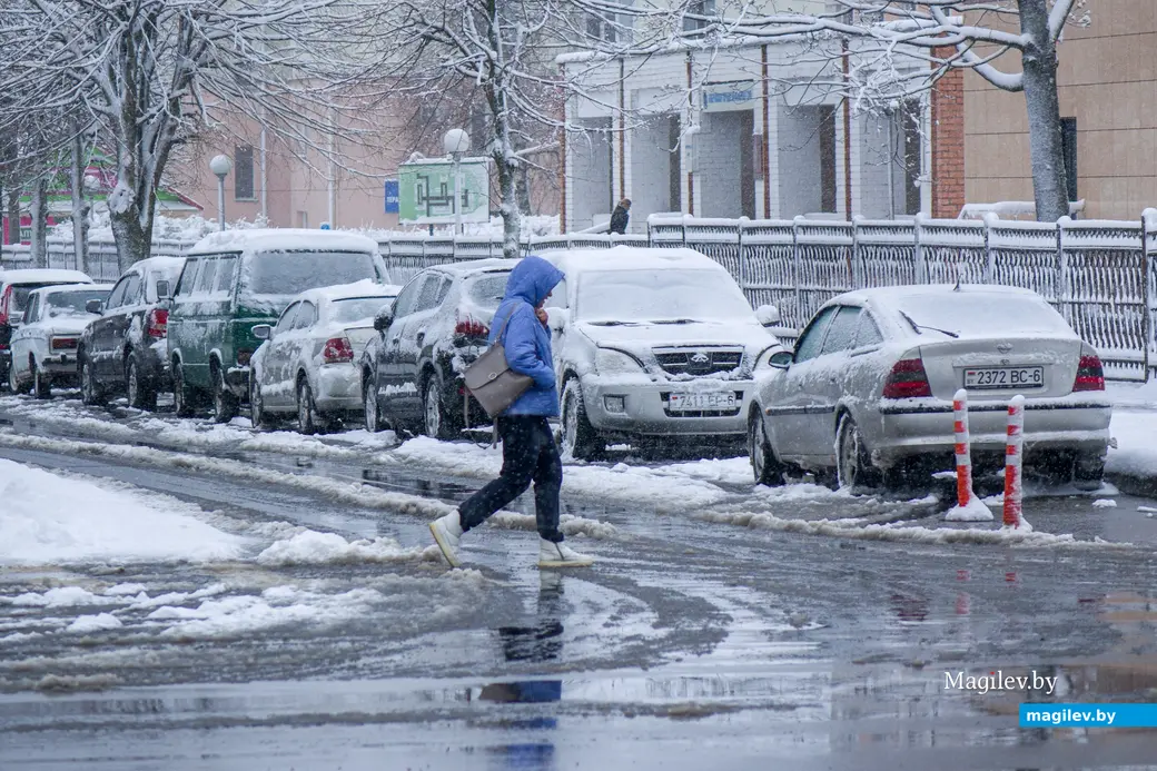 06.04.2025. Ленинский район. Апрельский снегопад. Циклон «Зион»