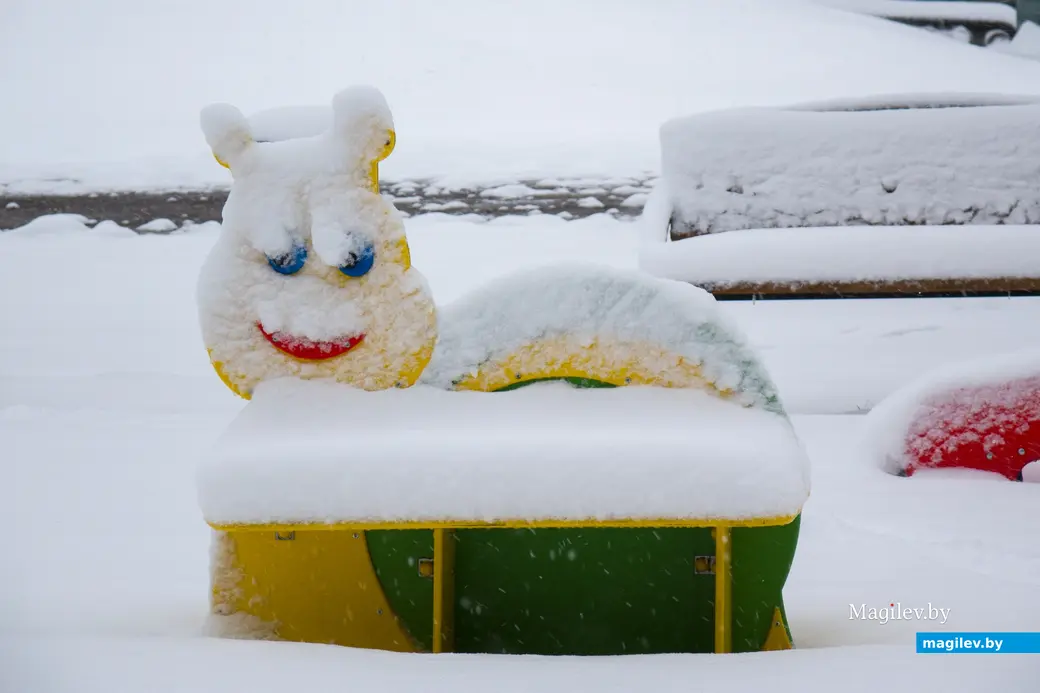 06.04.2025. Ленинский район. Апрельский снегопад. Циклон «Зион»