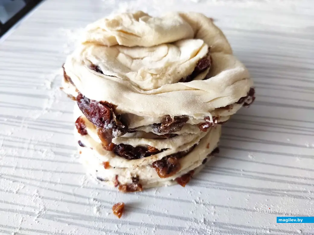 Укладываем «улитки» друг на друга