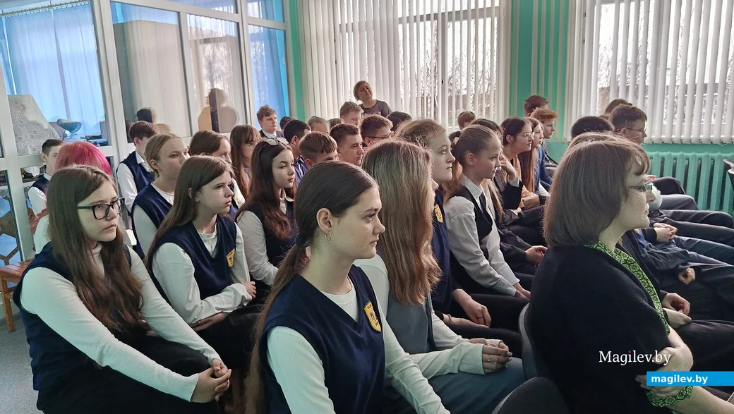 09.04.2025 г. На мерапрыемстве ў СШ № 1 імя С. Грахоўскага.