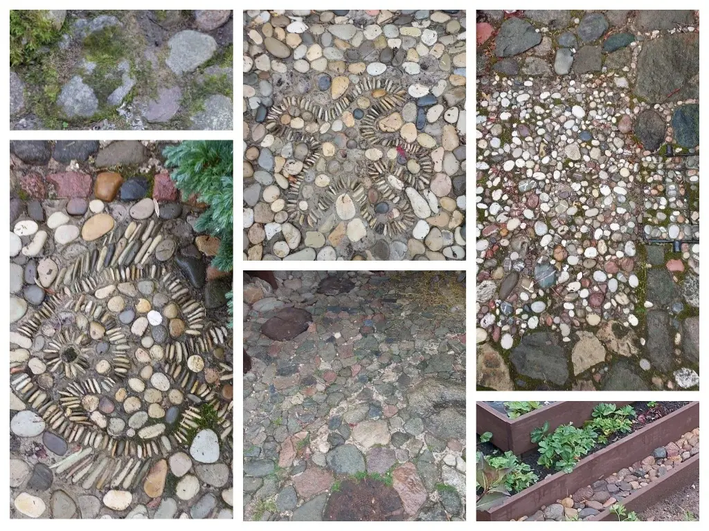 Станция Понизов Могилевская область. Варианты мощения из природного камня.