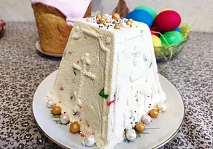 Готовимся к Пасхе: творожная пасха с изюмом и цукатами