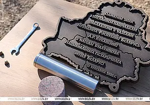 Лукашенко заложил капсулу на месте строительства Национального исторического музея