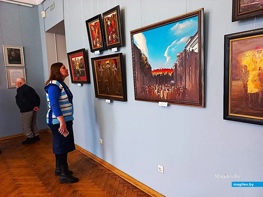 11.04.2025, Могилев, Художественный музей имени Павла Масленикова. Открытие выставки Георгия Скрипниченко «Сюрреалистические миры».