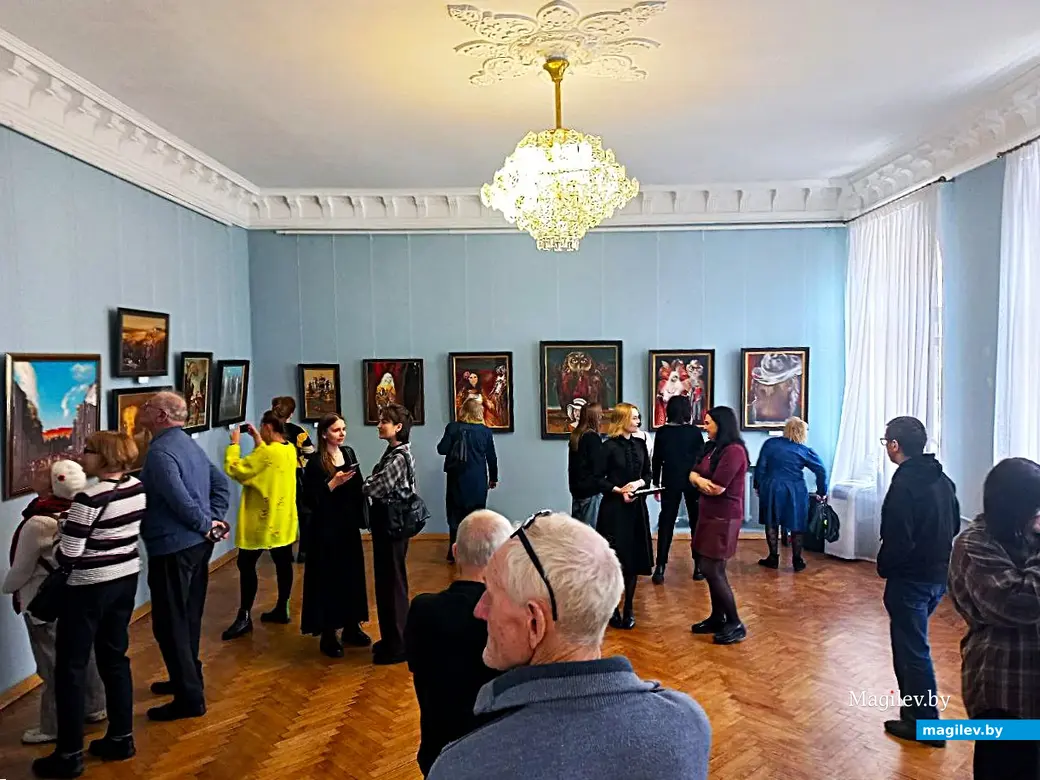 11.04.2025, Могилев, Художественный музей имени Павла Масленикова. Открытие выставки Георгия Скрипниченко «Сюрреалистические миры».