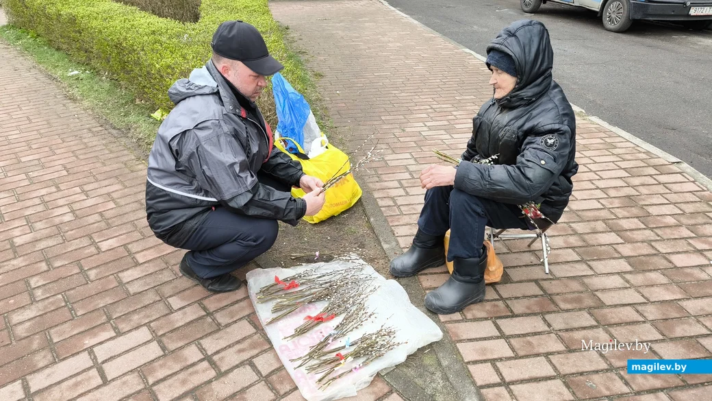 13.04.2025. Бобруйск. Вербное воскресенье в Свято-Георгиевском храме.