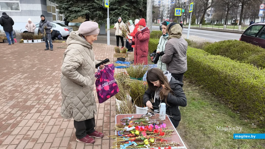 13.04.2025. Бобруйск. Вербное воскресенье в Свято-Георгиевском храме.