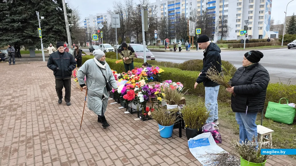 13.04.2025. Бобруйск. Вербное воскресенье в Свято-Георгиевском храме.