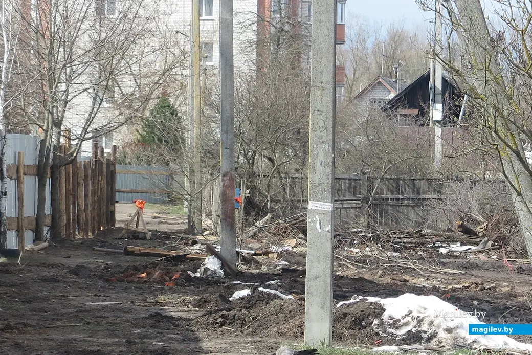 13.04.2025 г. Могилев, Заднепровье. Место, где будет новая школа.