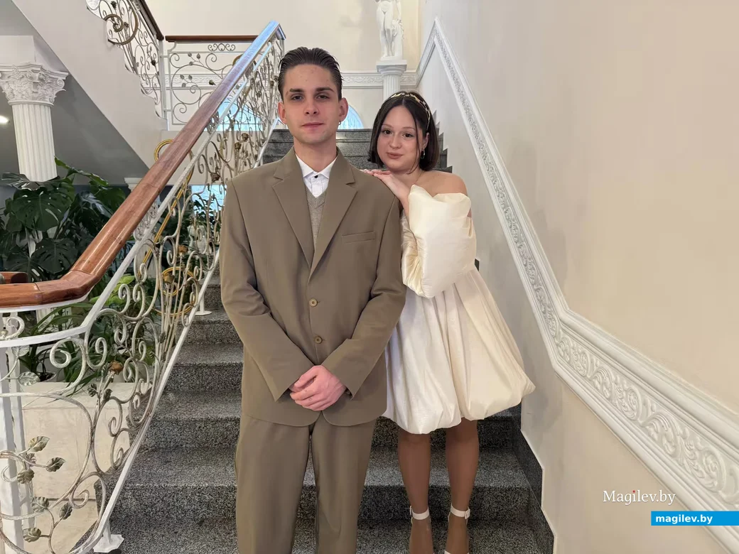 06.02.2026 г. Могилев, ЗАГС. Свадебная пара недели: Елизавета Земцова и Иван Крепчук. 