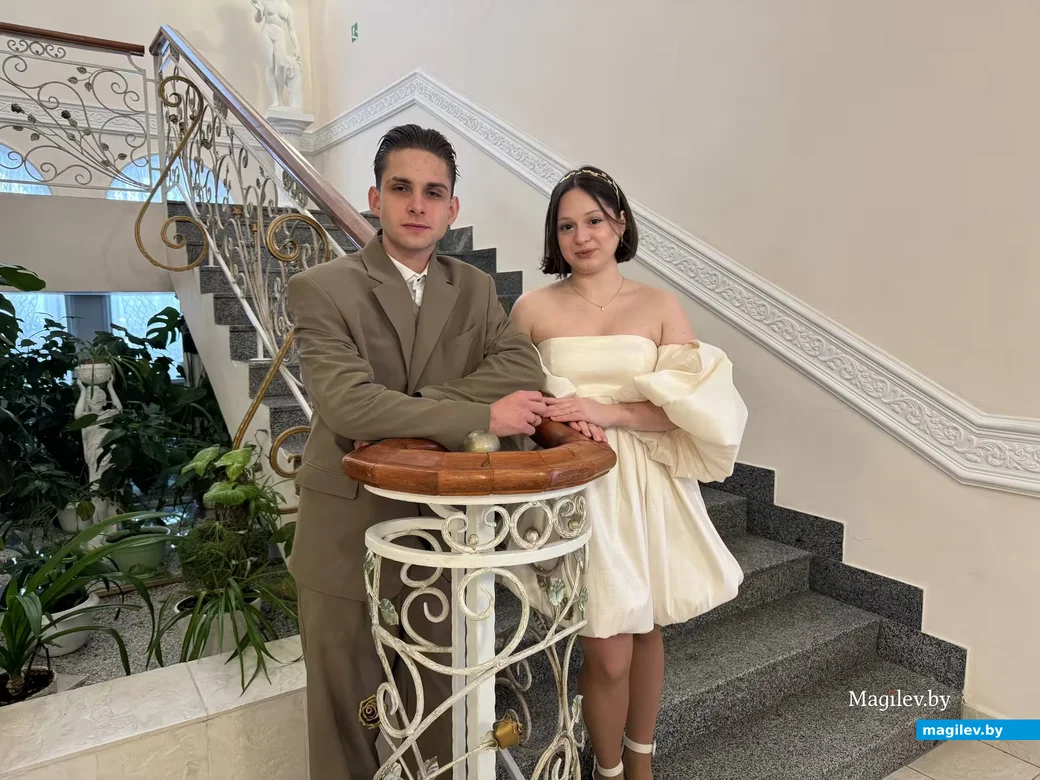  06.02.2026 г. Могилев, ЗАГС. Свадебная пара недели: Елизавета Земцова и Иван Крепчук.