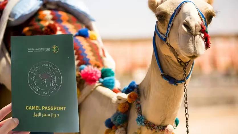 Верблюды Саудовской Аравии получат паспорта. Коллаж. 9tv.co.il. 
