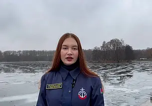 ОСВОД предупреждает: нельзя выходить на лед толщиной менее 7 см