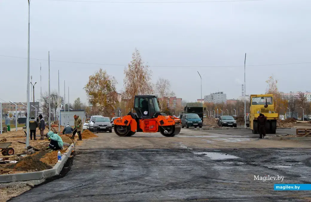 Октябрь 2025 года. Могилев. Территория возле Святого озера.