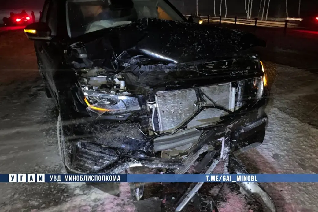 28.12.2025 г. Массовое ДТП на Трассе «Минск-Могилев». Фото: УГАИ УВД Минскоблисполкома