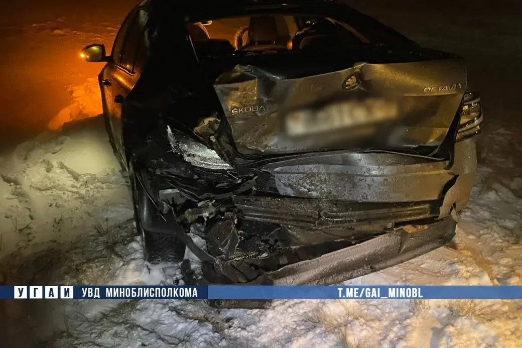 28.12.2025 г. Массовое ДТП на Трассе «Минск-Могилев». Фото: УГАИ УВД Минскоблисполкома