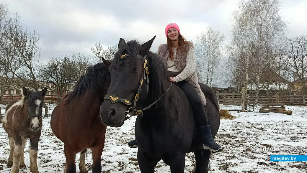 Декабрь 2025 г. Виктория Шеремет и ее лошадки.