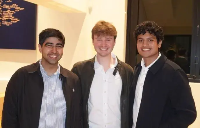 Адарш Хиремат, Брендан Фуди и Сурья Мидха. Фото: Cтраница Брендана Фуди в в Х