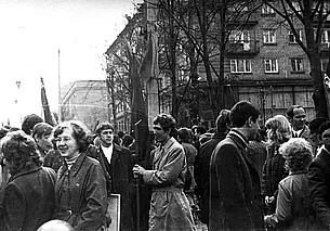 Однажды в Могилеве. Дом №35: секрет самой богемной двери на проспекте Мира». Видео.