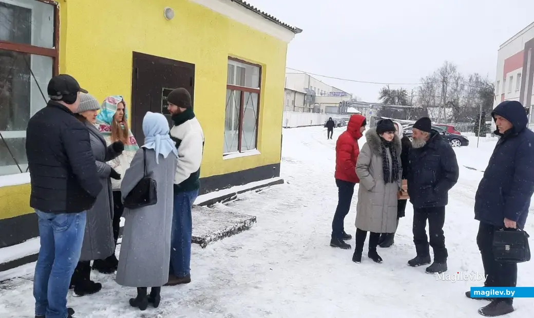 03.01.2026, Могилев. Друзья и родственники пришли проститься с Людмилой.