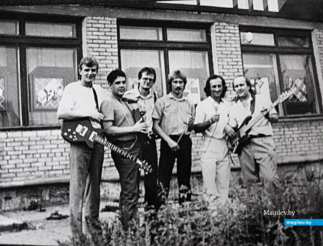1980-е годы. Могилев. Музыканты всегда на виду.