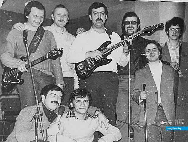 1970-е годы. Могилев. Музыканты всегда на виду.