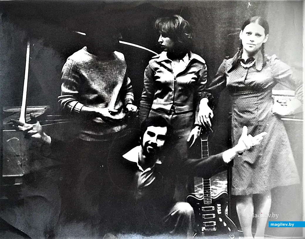 1970-е годы. Могилев. Музыканты всегда на виду.