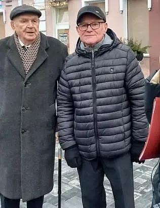 Анатолий Жевняк во время экскурсии по Бобруйску, организованной клубом "Кiраунiк".