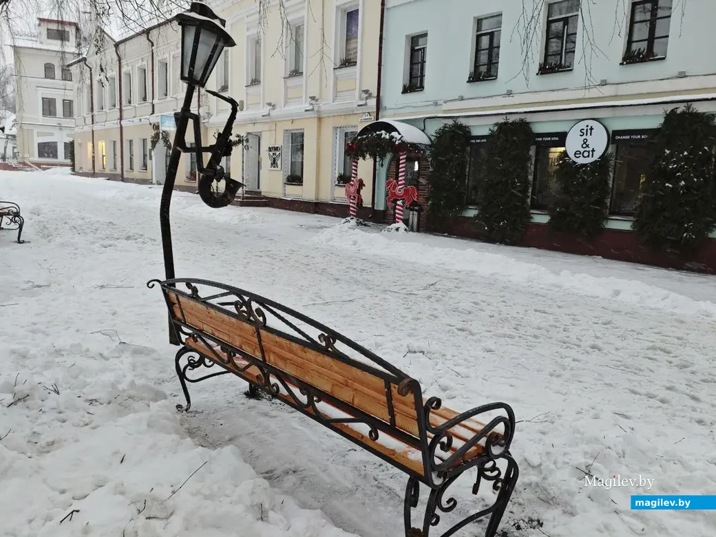 8 января 2026 года. Могилев. Улица Ленинска. Участок от площади Славы до улицы Болдина.