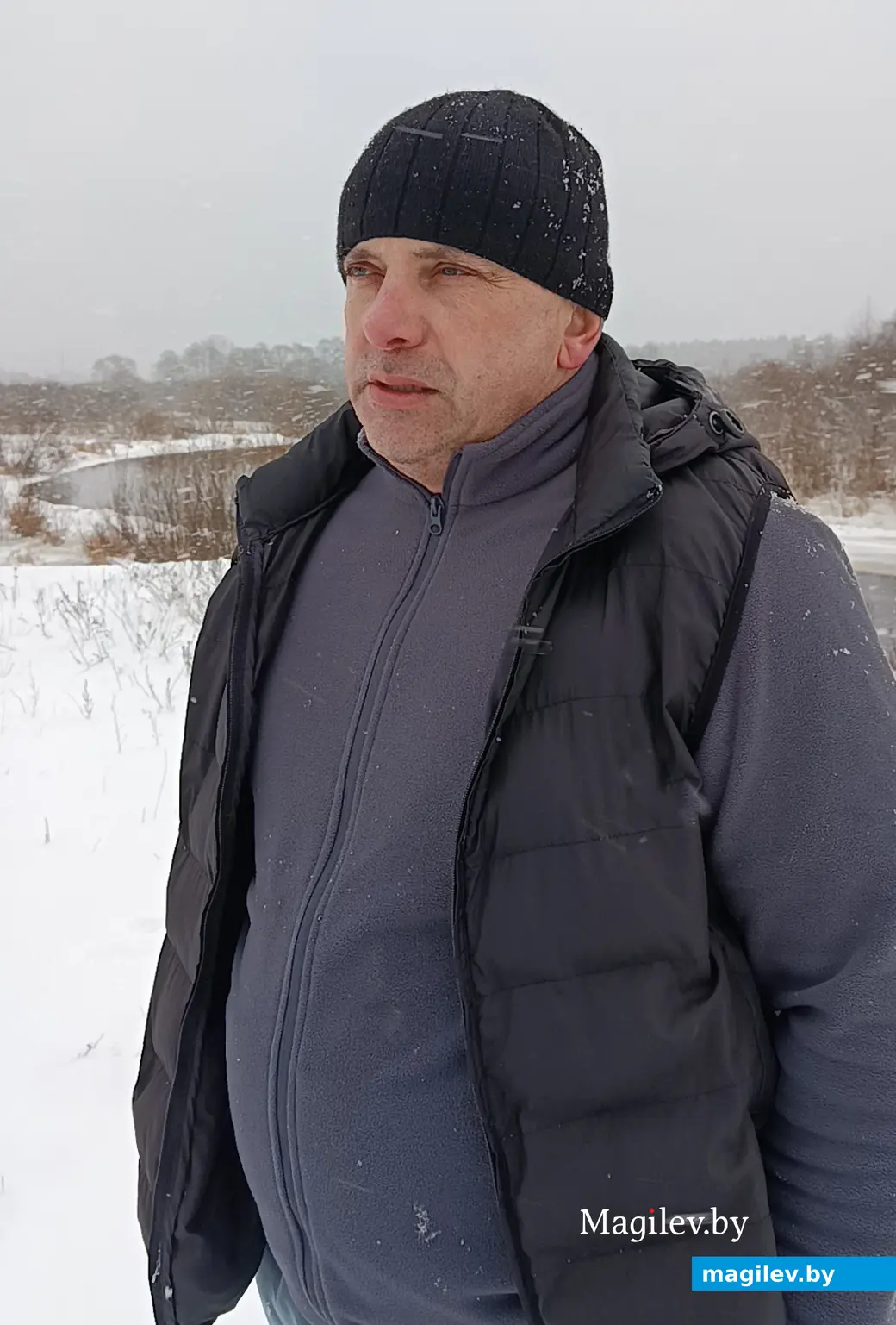 2.01.2026 г. Юрий Алёхна на реке Птичь возле Глуска.