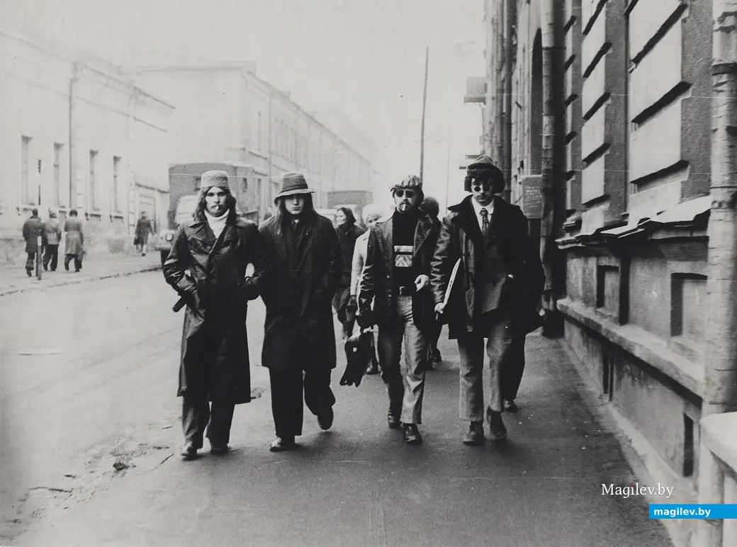  1976 год, Могилев. Пожарный переулок. Кружкин, Сектант, Образцов, Филипп.