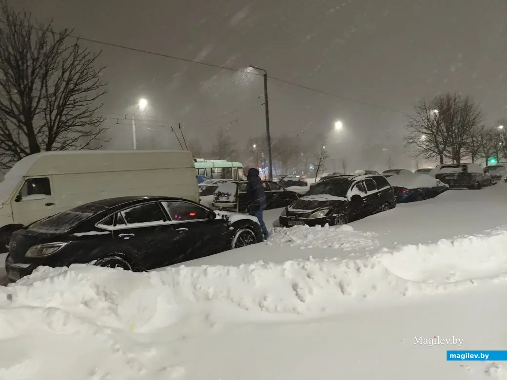 9.01.2026 г. Могилев, пр. Шмидта. Фото Галины Покровской