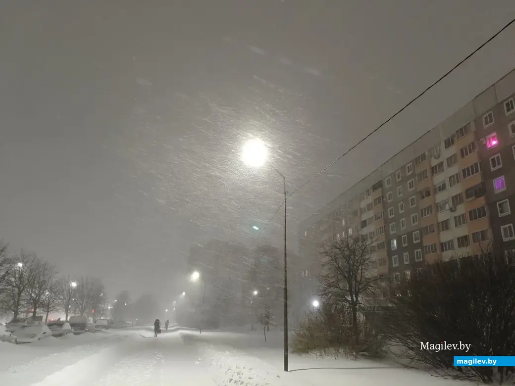 9.01.2026 г. Могилев, пр. Шмидта. Фото Галины Покровской