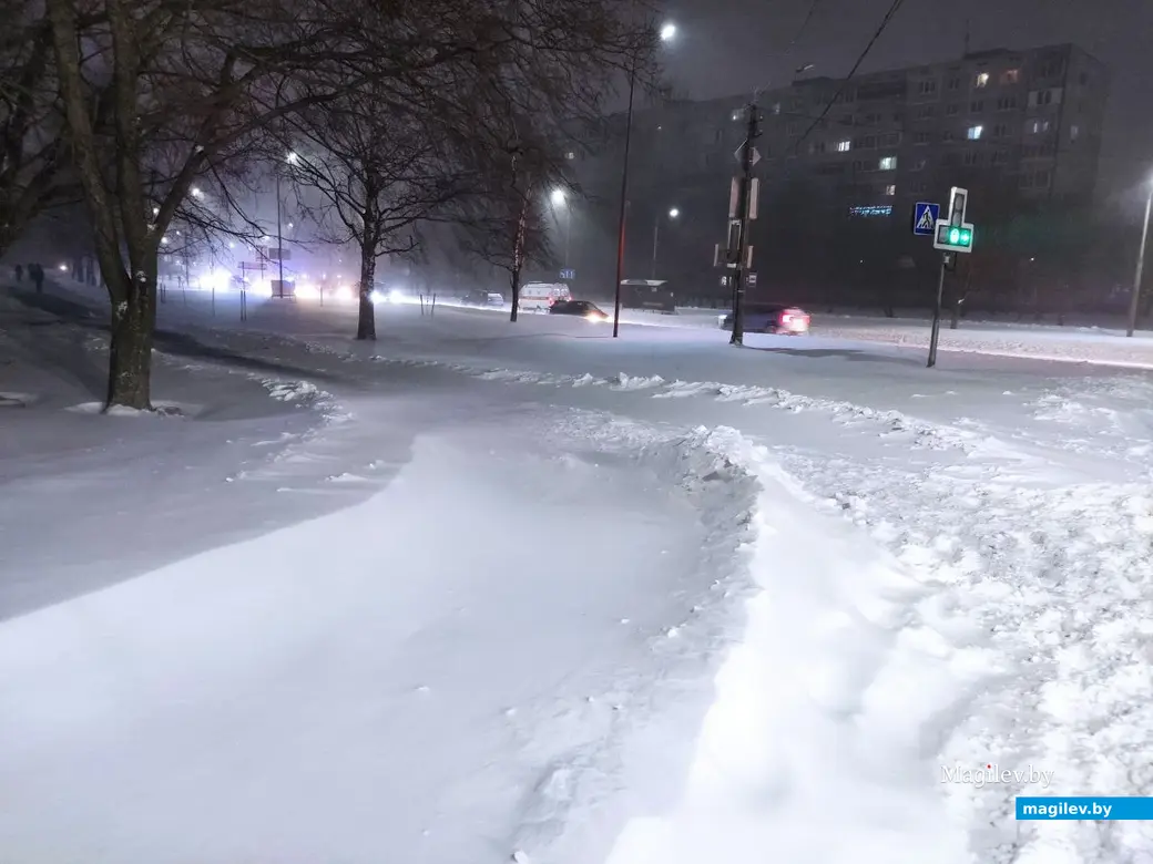 9.01.2026 г. Могилев, ул. Симонова. Фото Ирины Половиковой