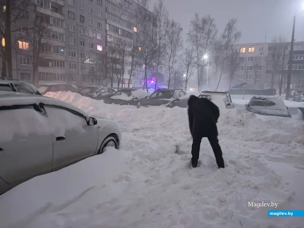 9.01.2026 г. Могилев, ул. Симонова. Фото Ирины Половиковой