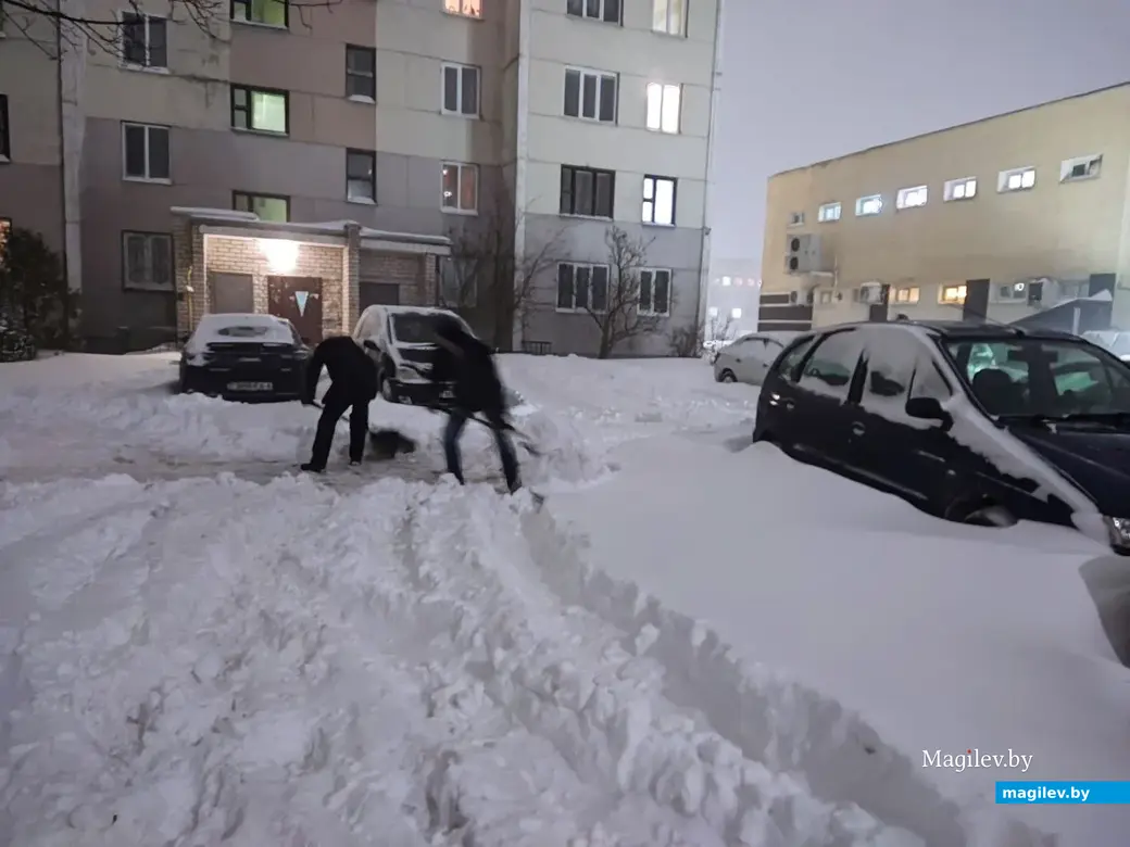 9.01.2026 г. Могилев, ул. Симонова. Фото Ирины Половиковой