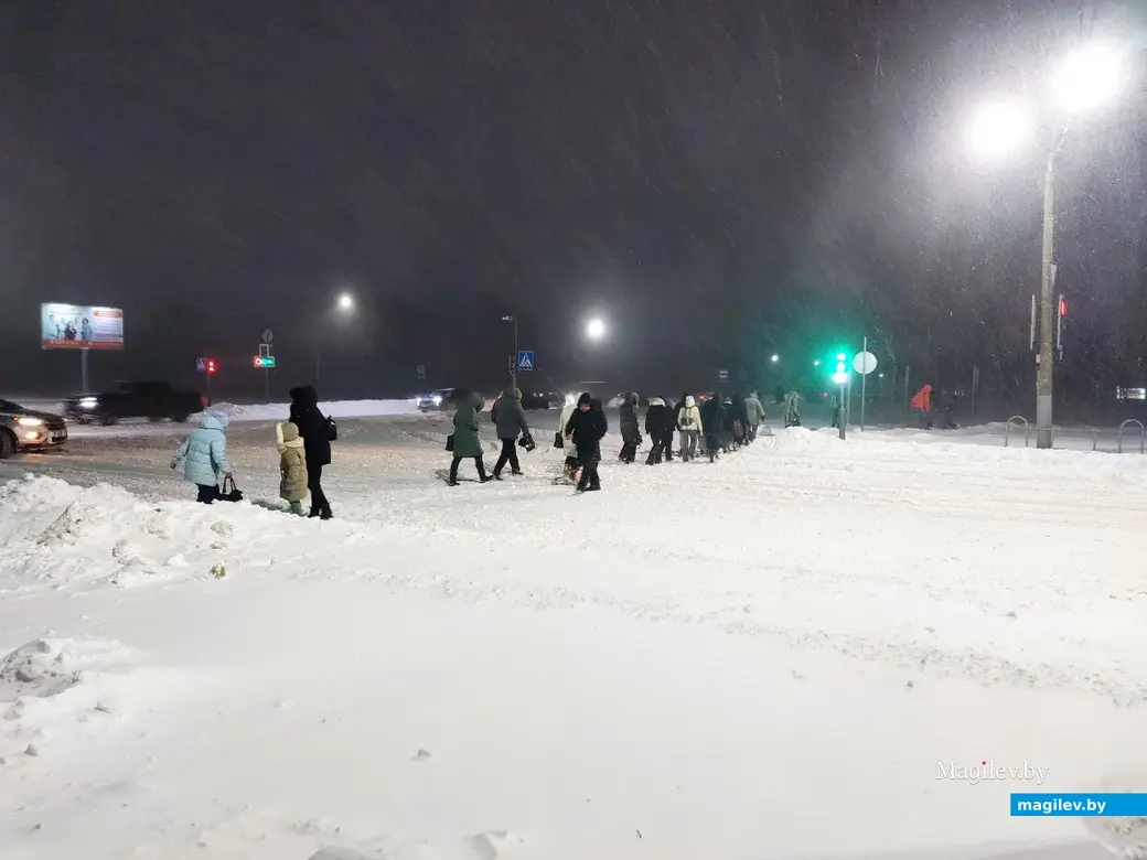 9.01.2026 г. Могилев, ул. Симонова. Фото Ирины Половиковой