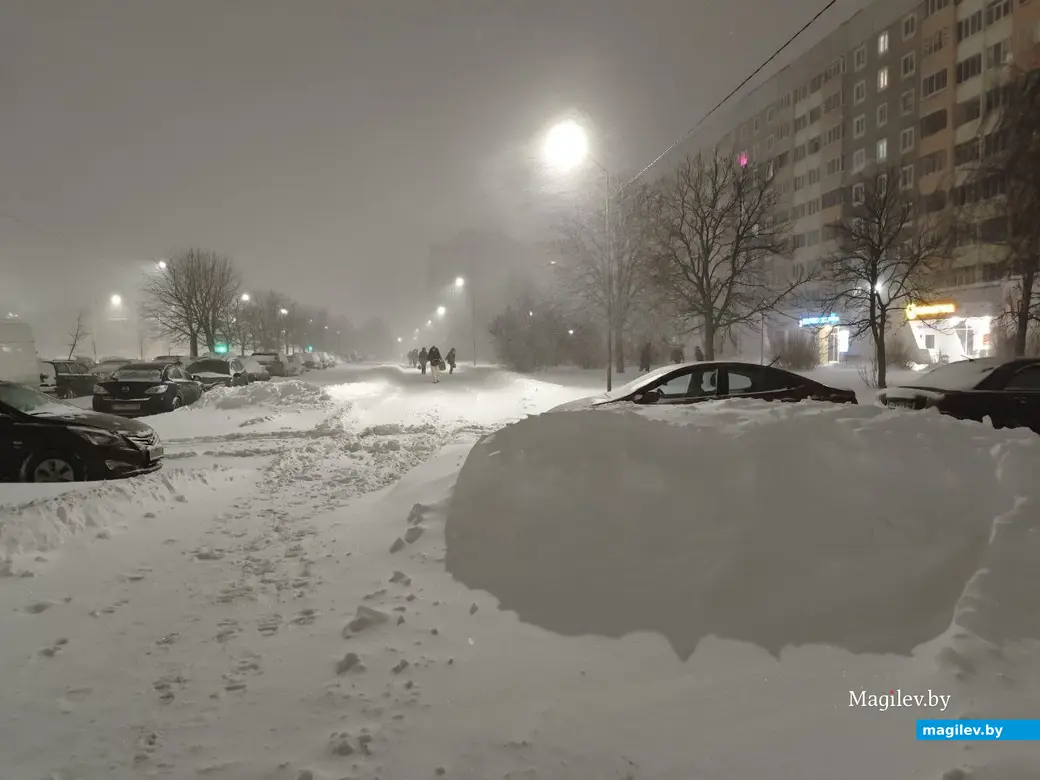 9.01.2026 г. Могилев, пр. Шмидта. Фото Галины Покровской