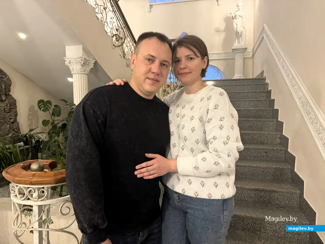   09.01.2026 г. Могилев. ЗАГС. Молодожены недели: Антон и Юлия Бойковы.