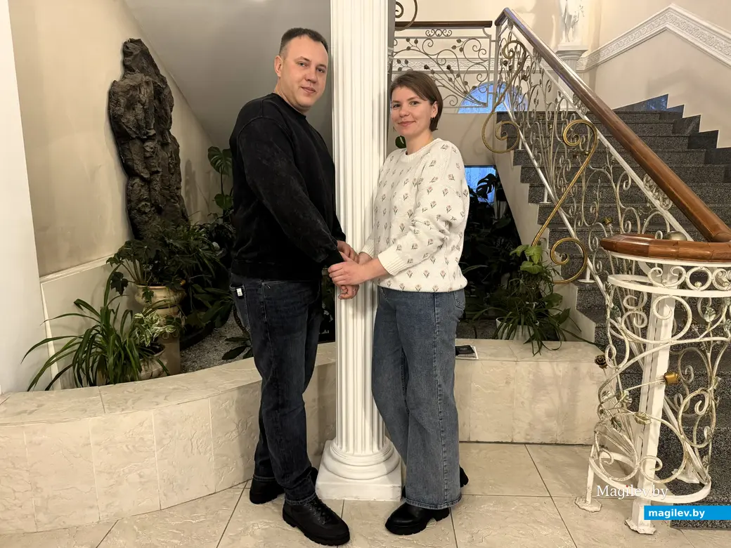   09.01.2026 г. Могилев. ЗАГС. Молодожены недели: Антон и Юлия Бойковы.