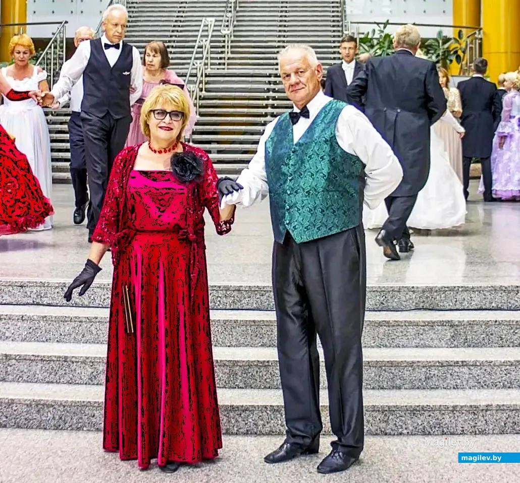  2024 г., Минск. На балу в Национальной библиотеке РБ.