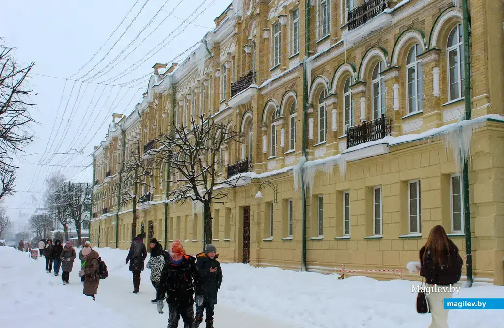  12 января 2026 года. Могилев. В городе метель..