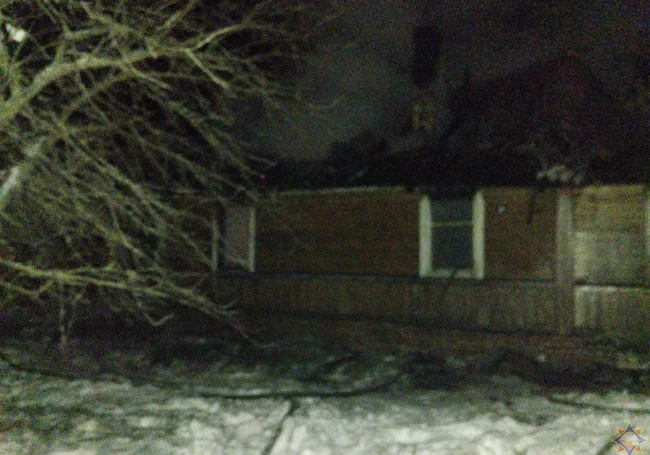 На пожаре в Мстиславском районе погиб мужчина