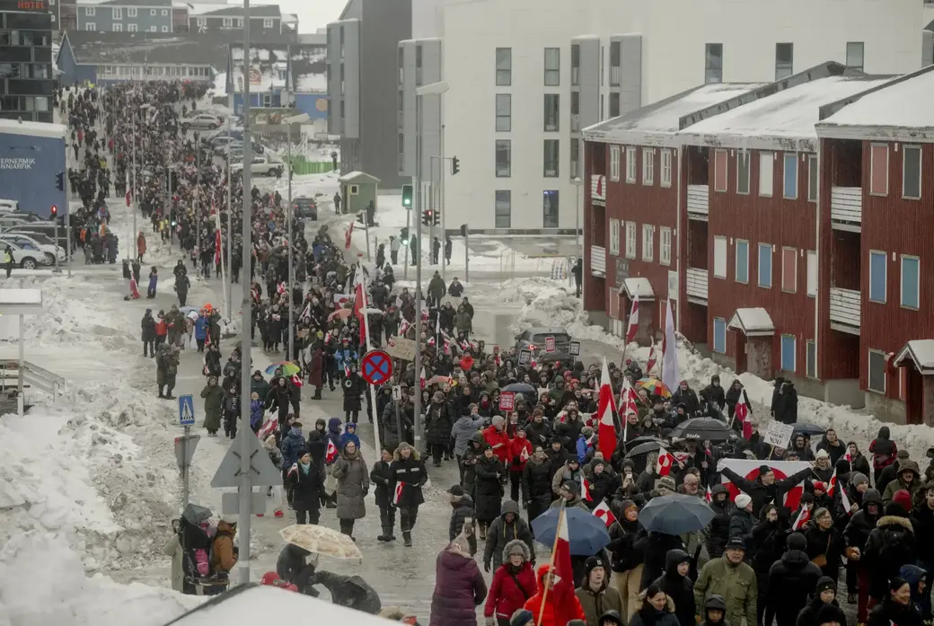 17 января 2026 года. Жители Гренландии вышли на протесты против политики США в отношении