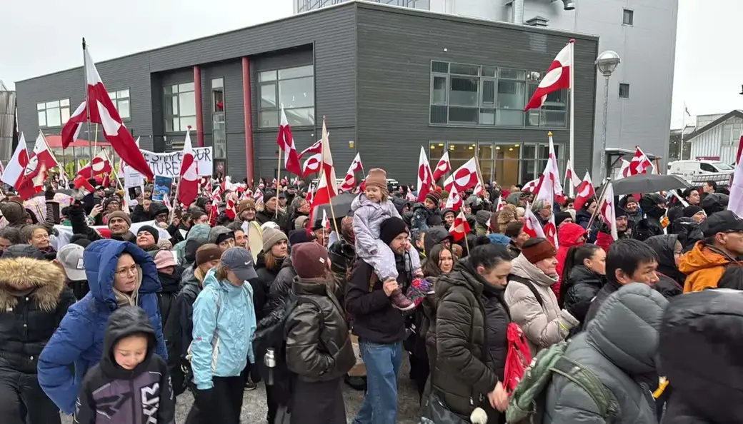 17 января 2026 года. Жители Гренландии вышли на протесты против политики США в отношении