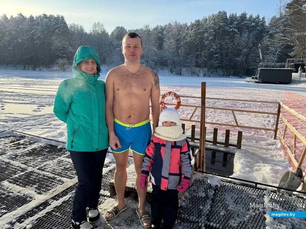  19.01.2026 г. Могилев. Печерский лесопарк. Крещение Господне.