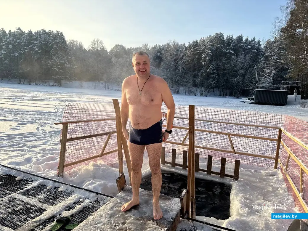   19.01.2026 г. Могилев. Печерский лесопарк. Крещение Господне.